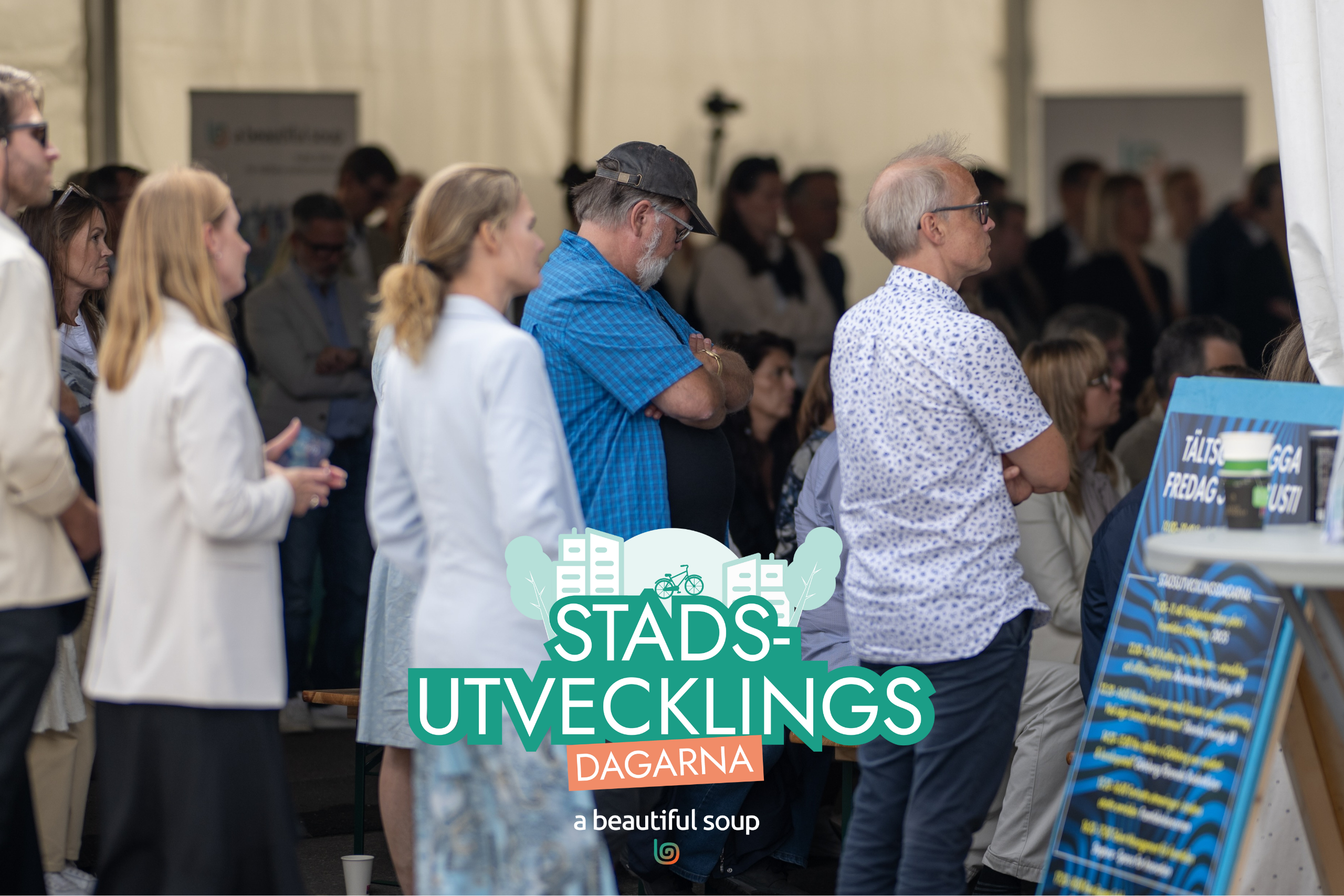 Tältscen Hjalmar Stadsutvecklingsdagarna